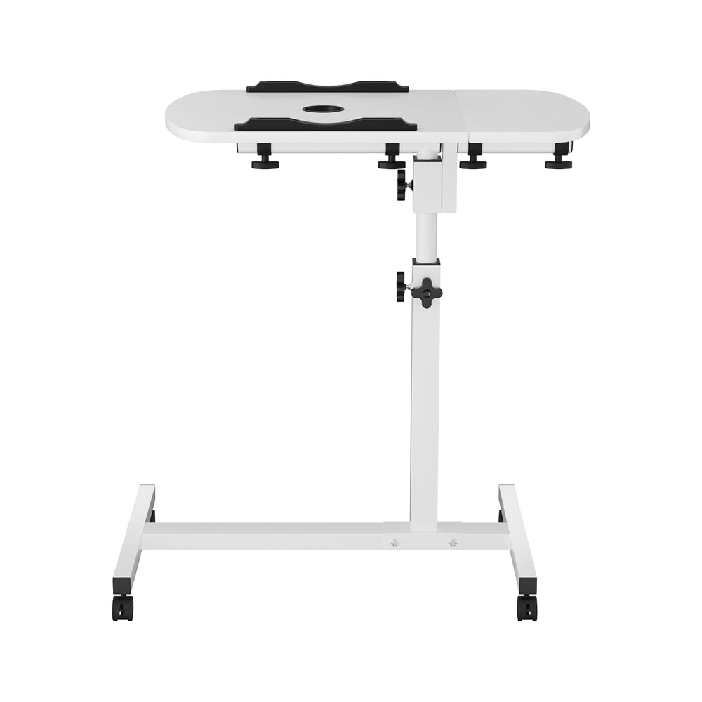 Artiss Laptop Desk Table Fan Cooling White 60CM 3