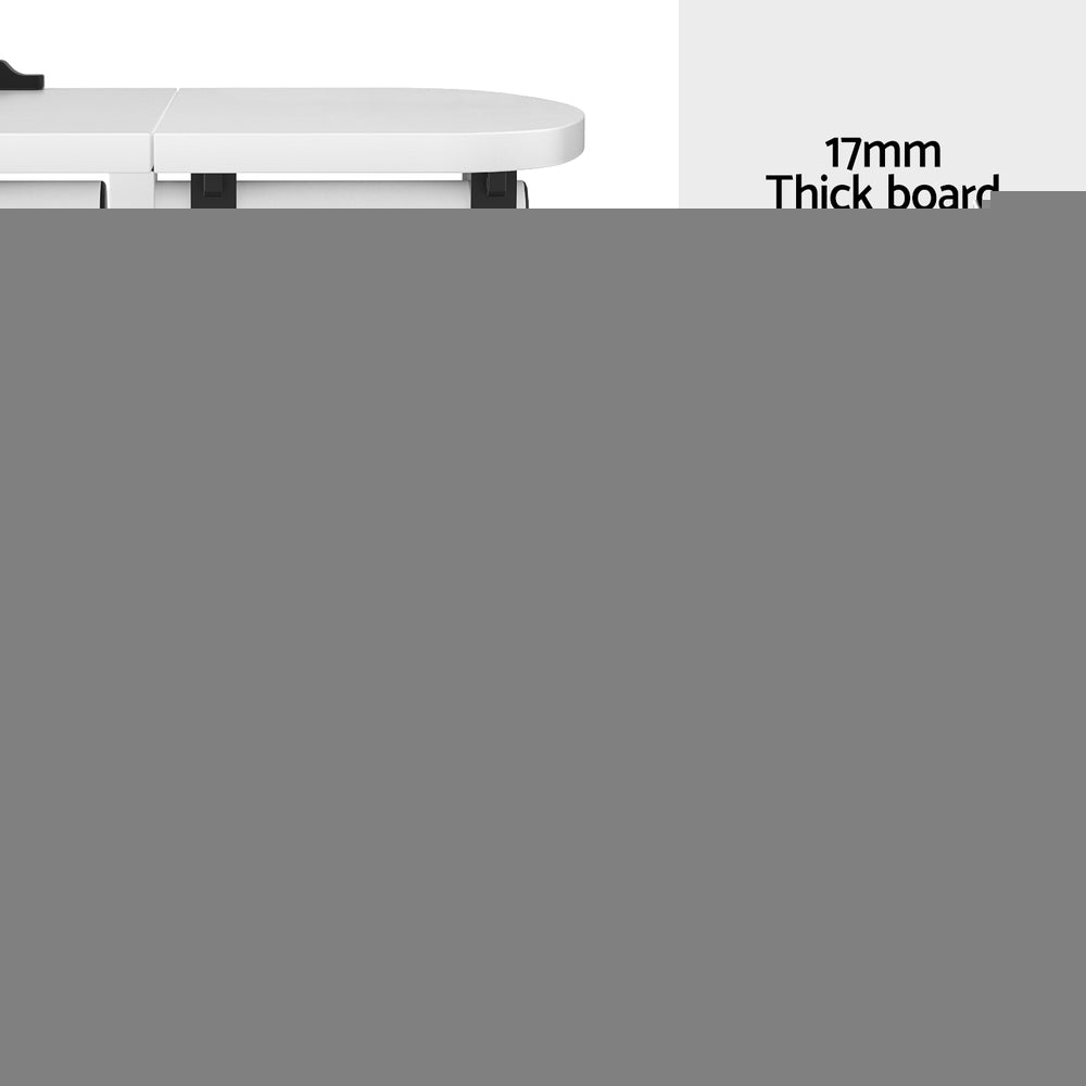 Artiss Laptop Desk Table Fan Cooling White 60CM 6