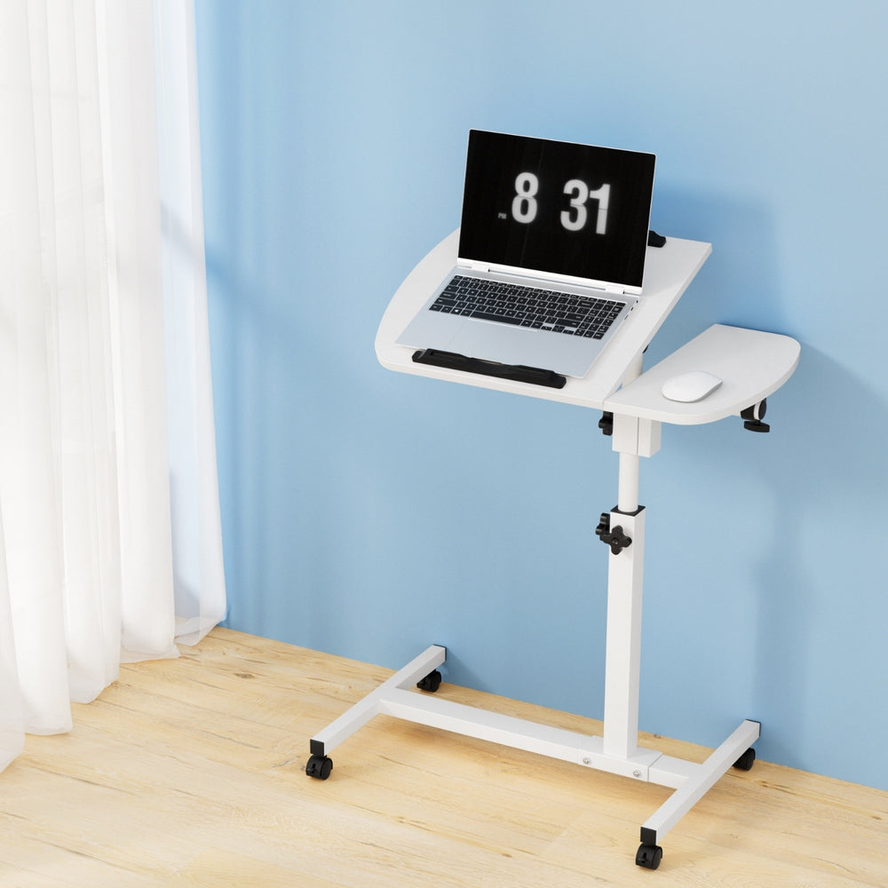 Artiss Laptop Desk Table Fan Cooling White 60CM 8