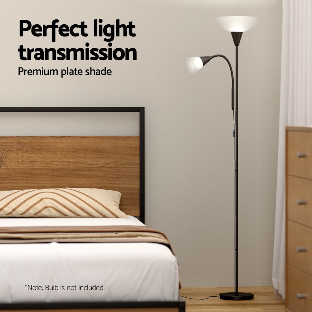 Artiss Floor Lamp Mother and Child Modern Home Living Room Office Reading Black 4