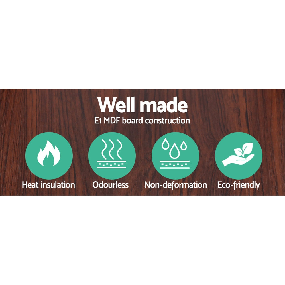 Artiss Floor Lamp 3 Tier Shelf Storage LED Light Stand Home Room Vintage White 4