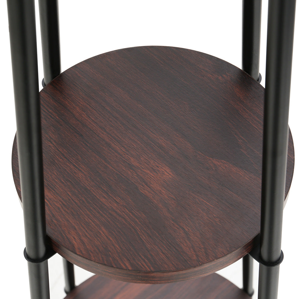 Artiss Floor Lamp 2 Tier Shelf Storage LED Light Stand Home Living Room Upright 3