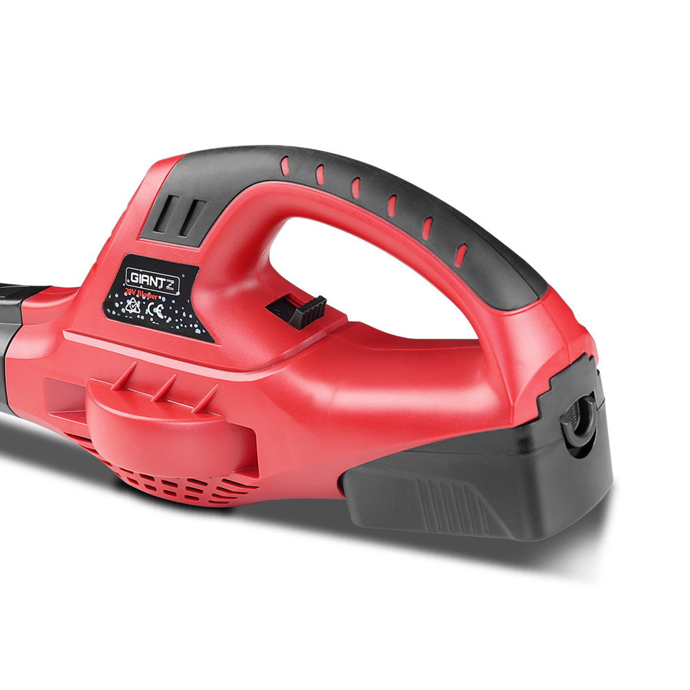 Giantz 20V Cordless Leaf Blower Garden Lithium Electric Battery Nozzles 2-Speed 4