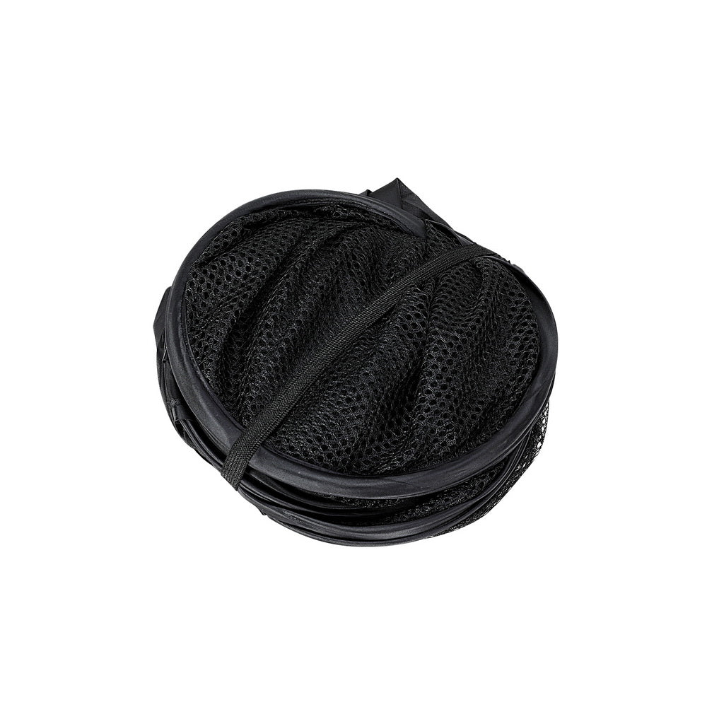 Artiss 2X Laundry Basket Hamper Foldable Black 3