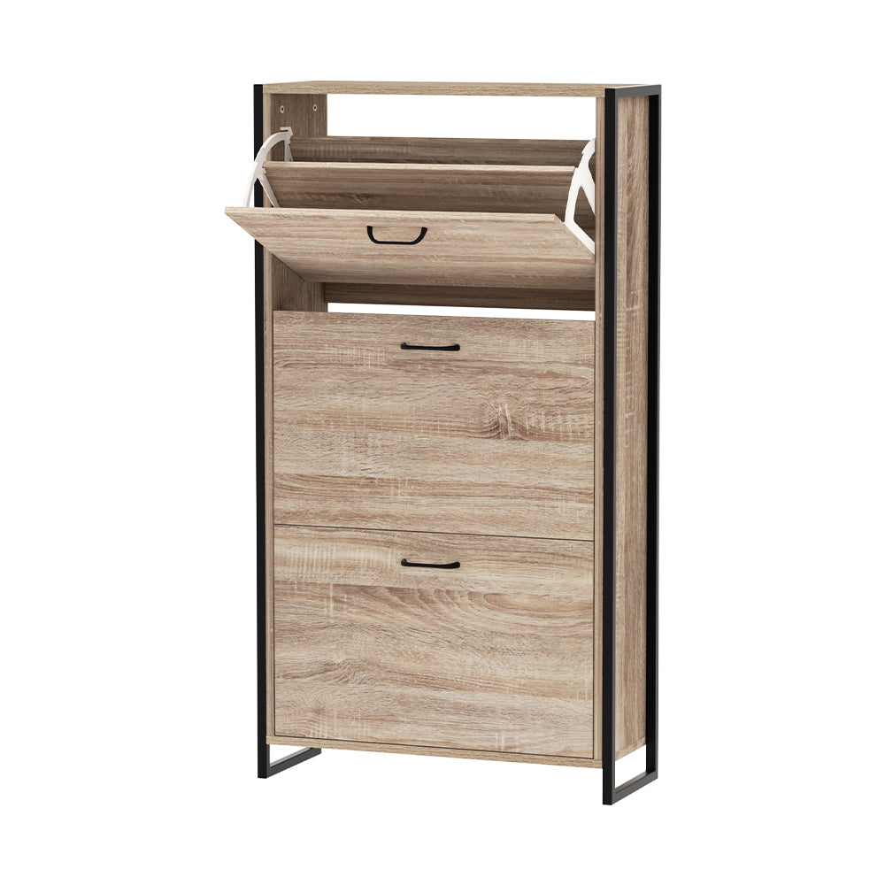 Artiss Shoe Rack Cabinet Adjustable Shelves 24 Pairs Tim 3