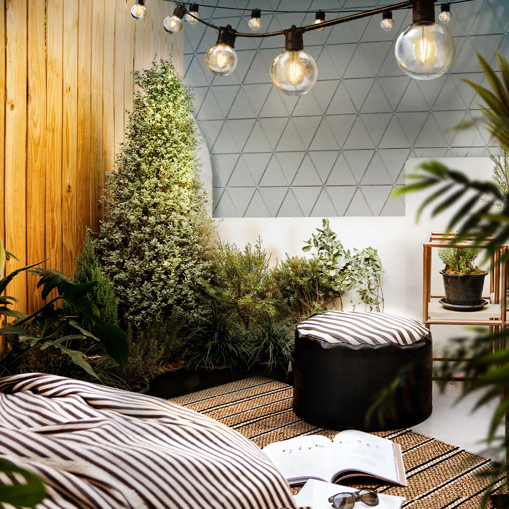 Jingle Jollys 23m LED Festoon String Lights 20 Bulbs Kits Wedding Party Christmas G80 8