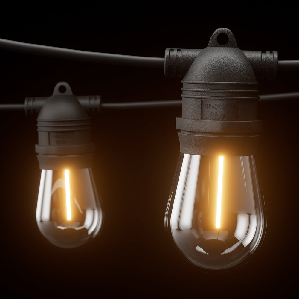 46m Festoon Lights Christmas Fairy String Lights Outdoor Party Garden Decor 3