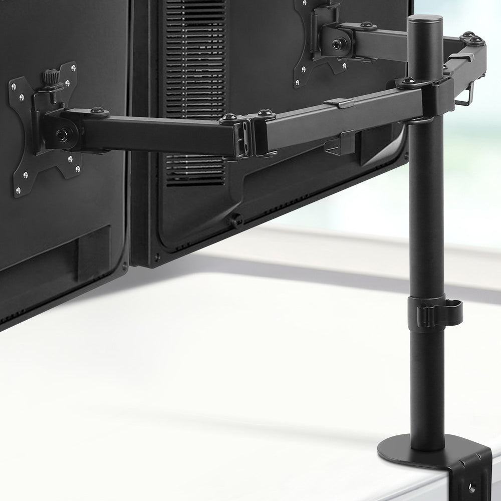 Artiss Monitor Arm Dual Desk Mount Screen Bracket Holder 6