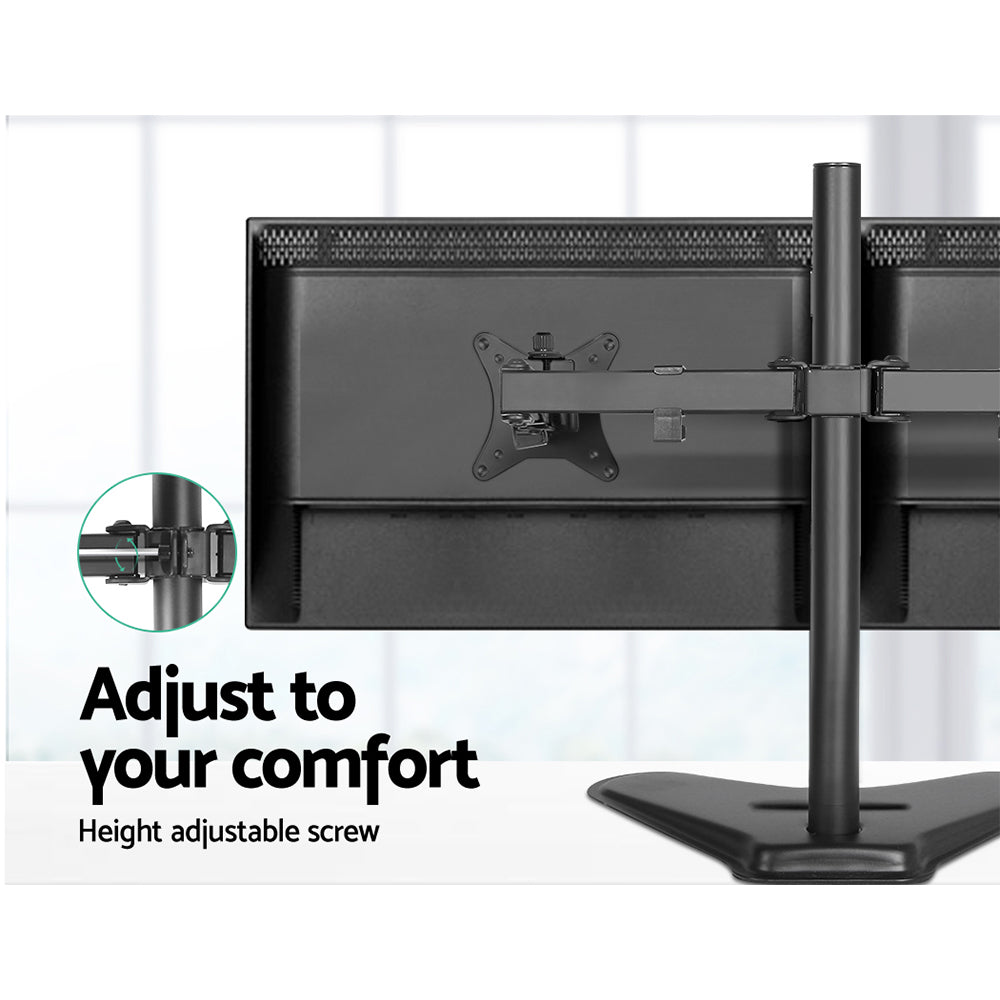 Artiss Monitor Arm Stand Dual Black 5