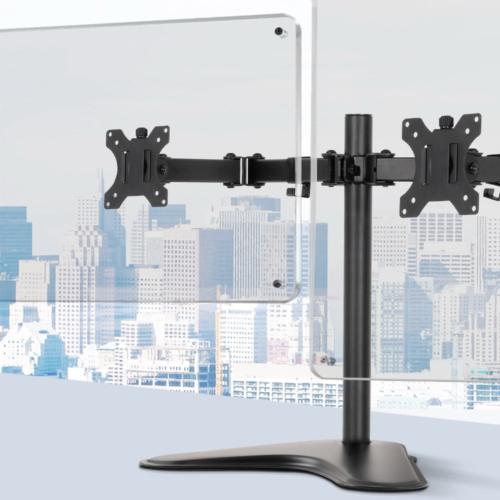 Artiss Monitor Arm Stand Dual Black 7