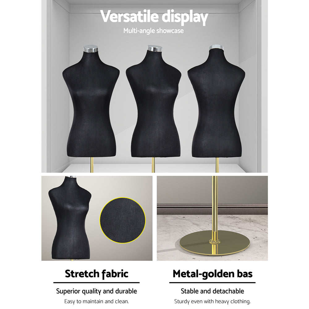 Embellir Female Mannequin Dummy Model Dressmaker Clothes Display Torso Tailor BK 6
