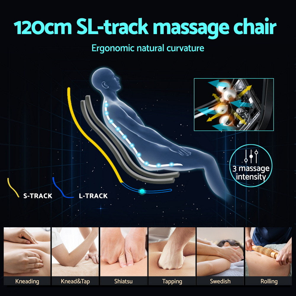 Livemor Massage Chair Electric Recliner Home Massager 3D OLIN 5