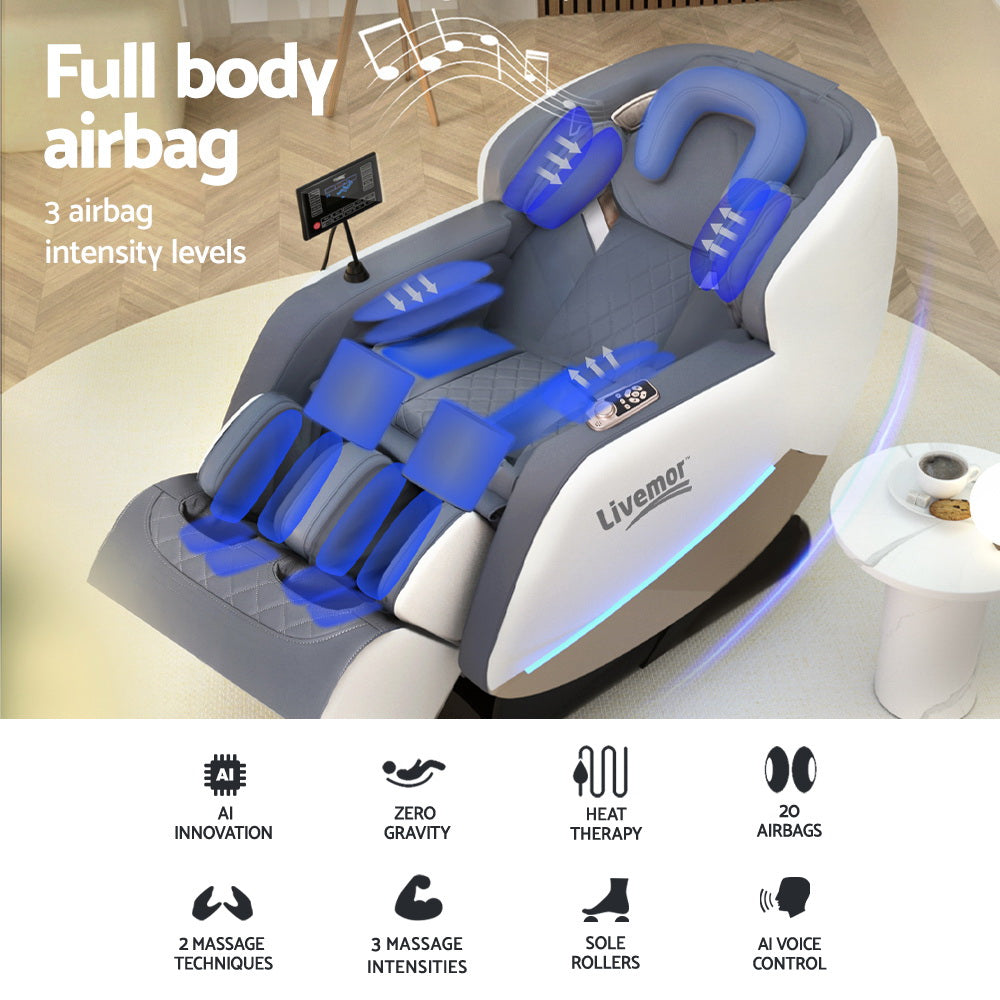 Livemor Massage Chair Electric Recliner Home Massager Beryl 4