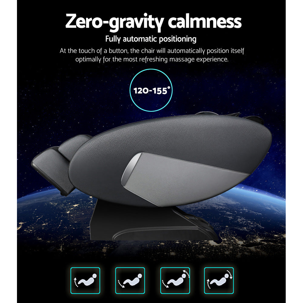 Livemor Massage Chair Electric Recliner Massager Black Ellmue 5