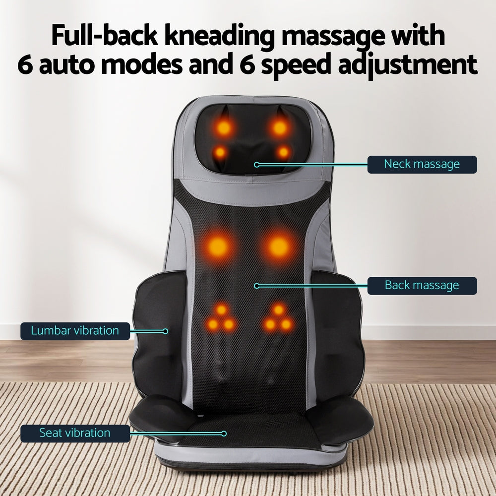 Livemor 8-nodes Full Back Massage Cushion Heating Massage Seats 4