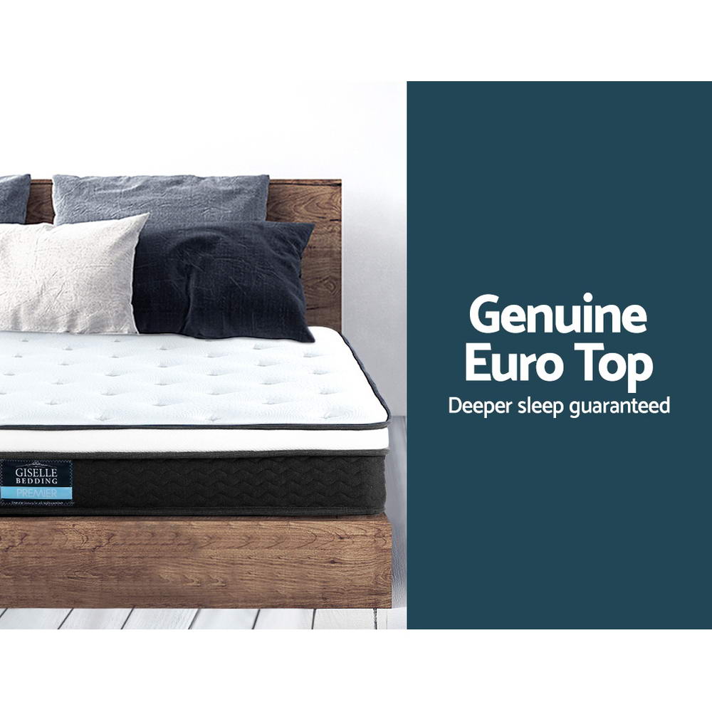 Giselle Bedding 21cm Mattress Euro Top King 4