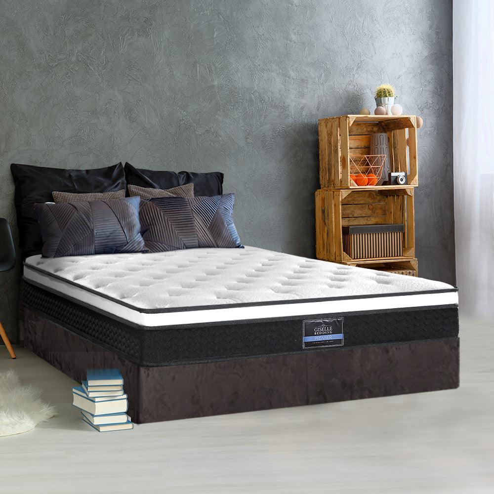 Giselle Bedding 21cm Mattress Euro Top King 7