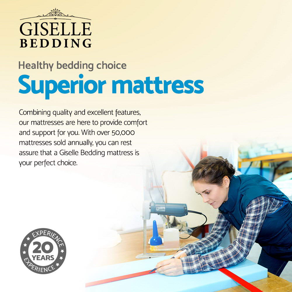 Giselle Bedding 21cm Mattress Pillow Top Single 5