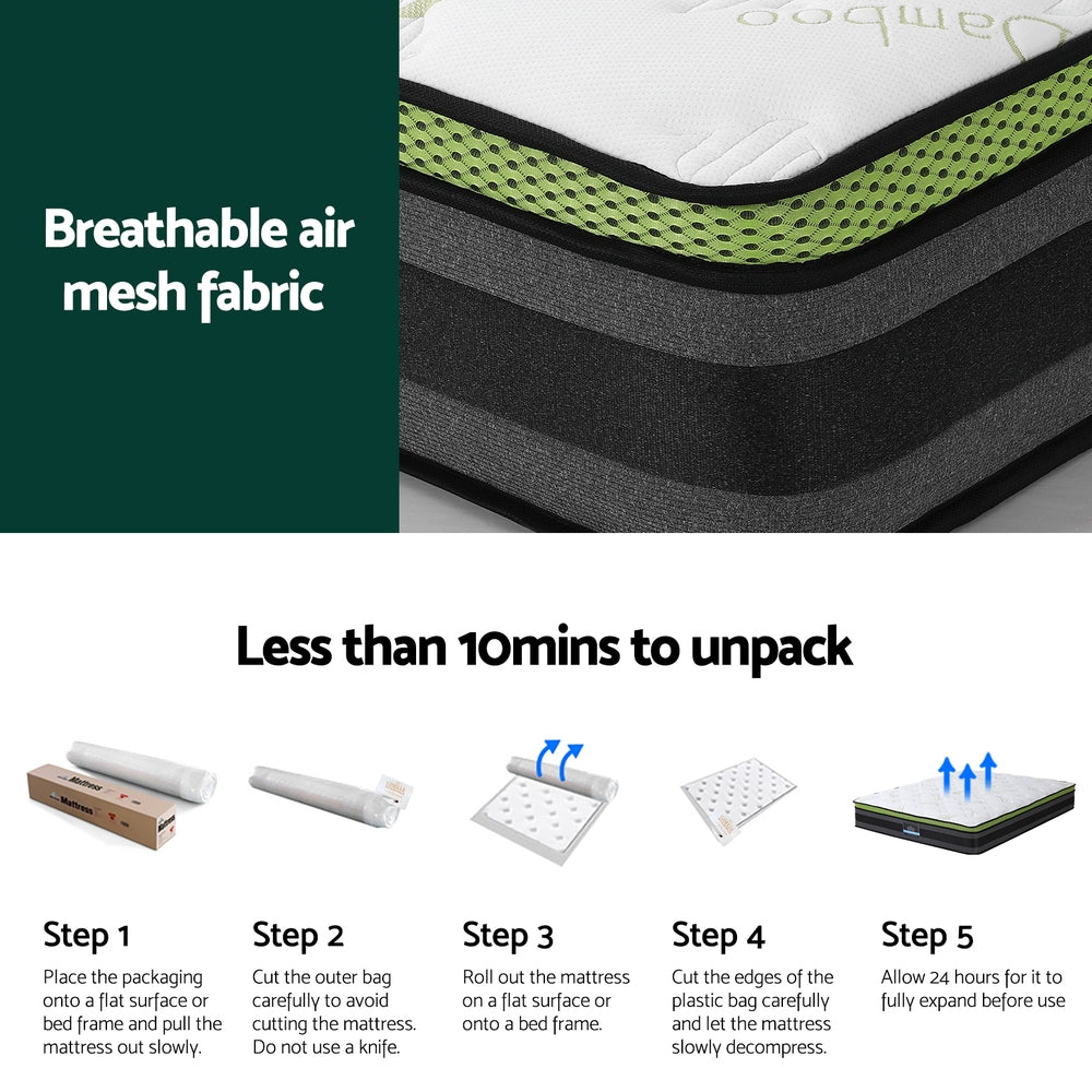 Giselle Mattress Cool Gel Foam 30cm Queen 6