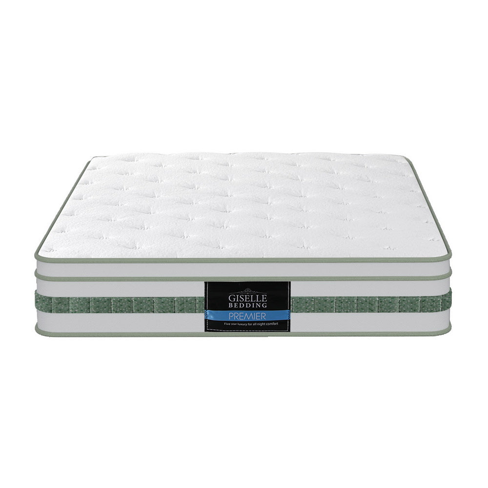 20cm Giselle Mattress King Single Green Tea Mattresses 3