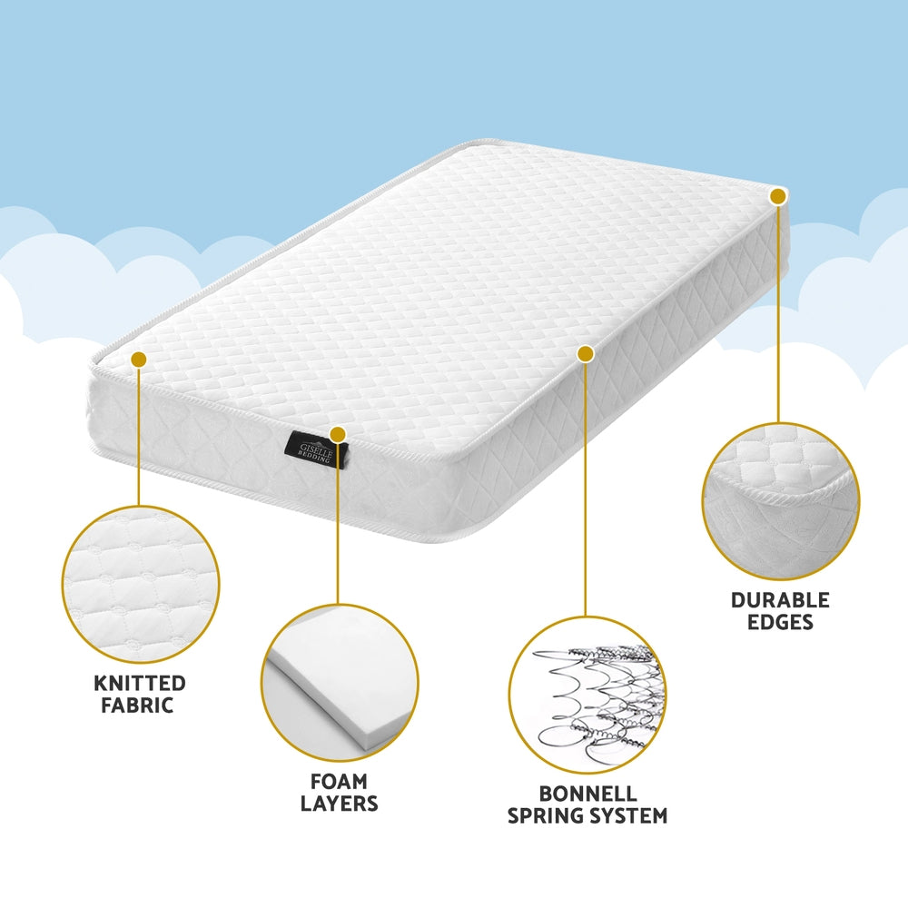 Giselle Baby Cot Mattress Spring Foam 5