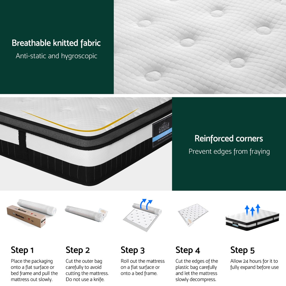 30cm Giselle Mattress Single Size 6