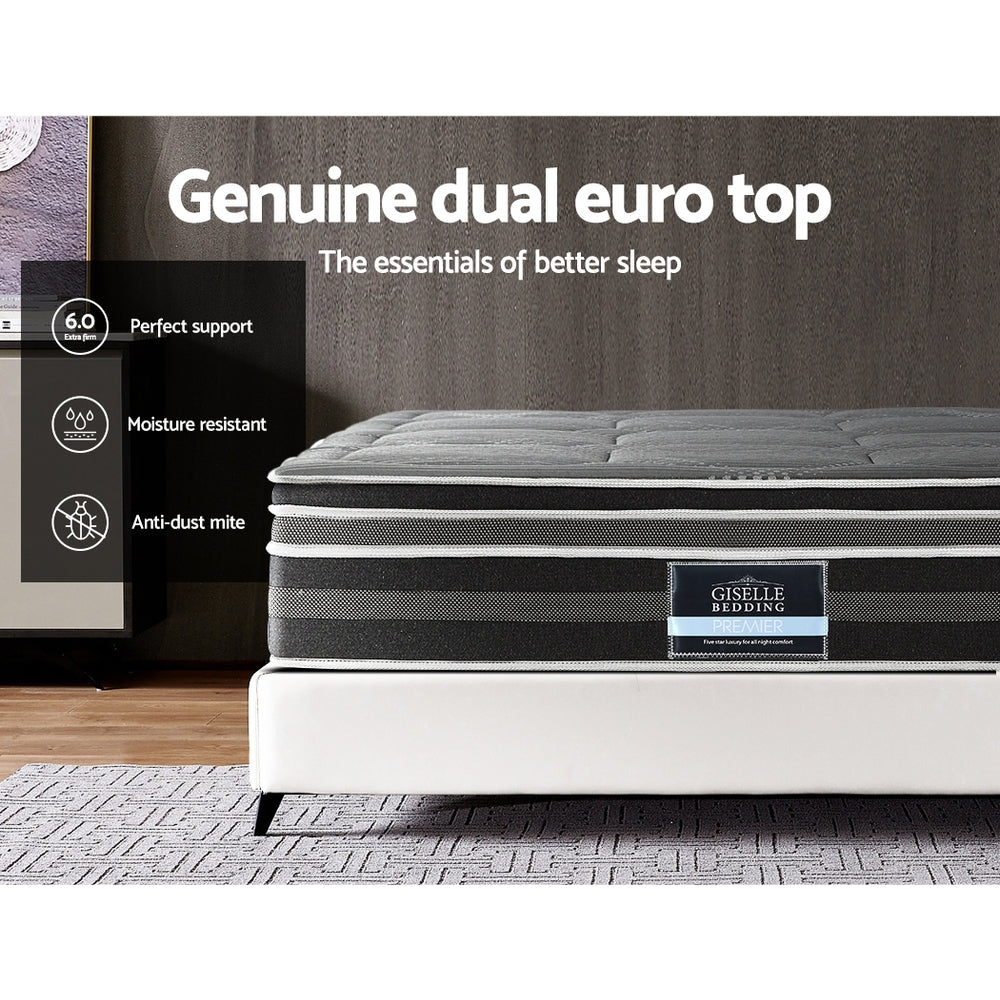 Giselle Bedding 35cm Mattress Bamboo Cover King 3