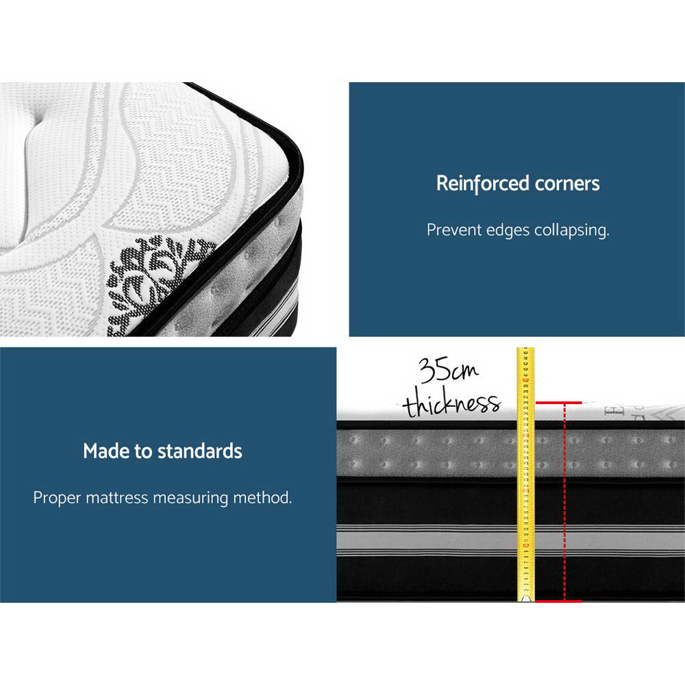 Giselle Bedding 35cm Mattress Cool Gel Memory Foam Queen 6