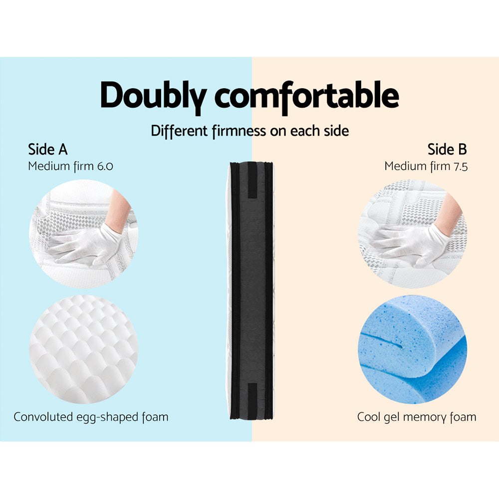 Giselle Bedding 36cm Mattress Cool Gel Memory Foam Double 3