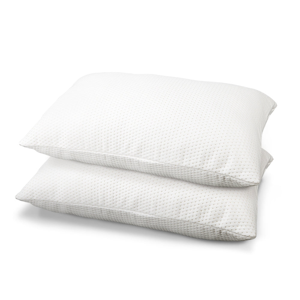 Giselle Bedding Memory Foam Pillow 19cm Thick Twin Pack 8