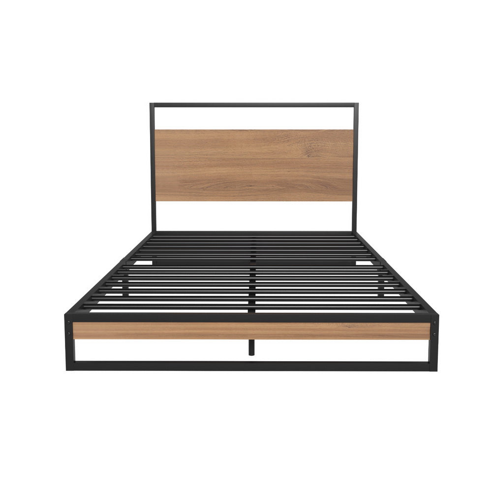 Artiss  Metal Bed Frame Single Size Beds Platform with Mattress 3