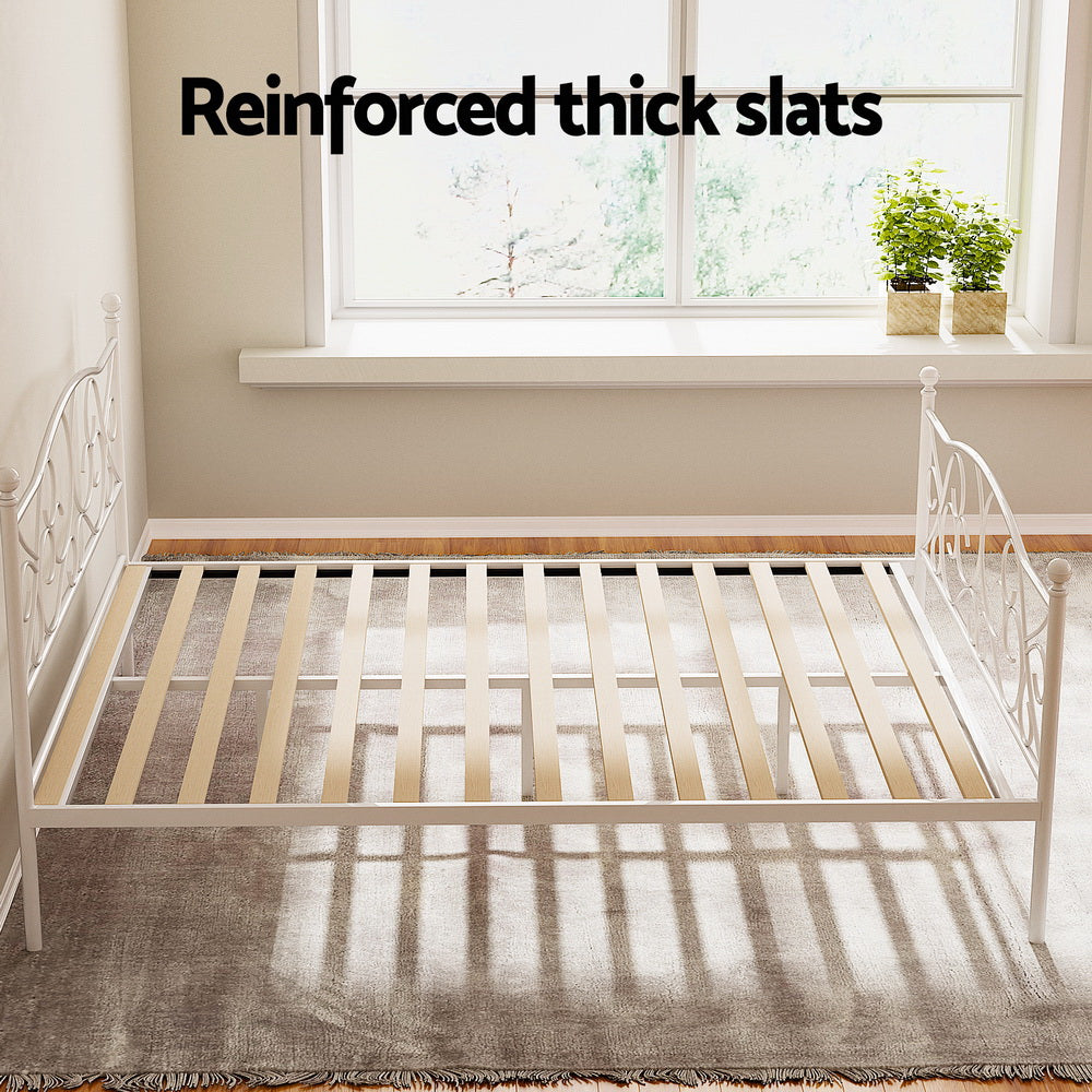 Artiss Bed Frame Queen Size Metal Bed Frame GROA 5