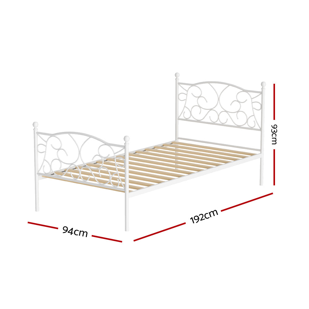 Artiss Bed Frame Single Size Metal Bed Frame GROA