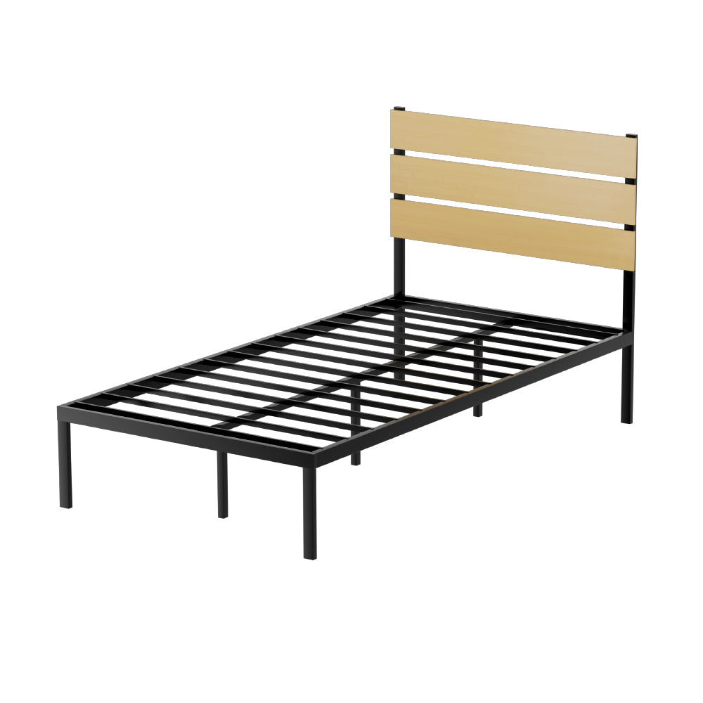 Artiss Bed Frame King Single Size Metal Base Mattress Platform Foundation PAULA 7