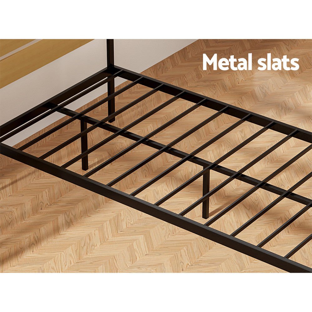 Artiss Bed Frame King Single Size Metal Base Mattress Platform Foundation PAULA 5