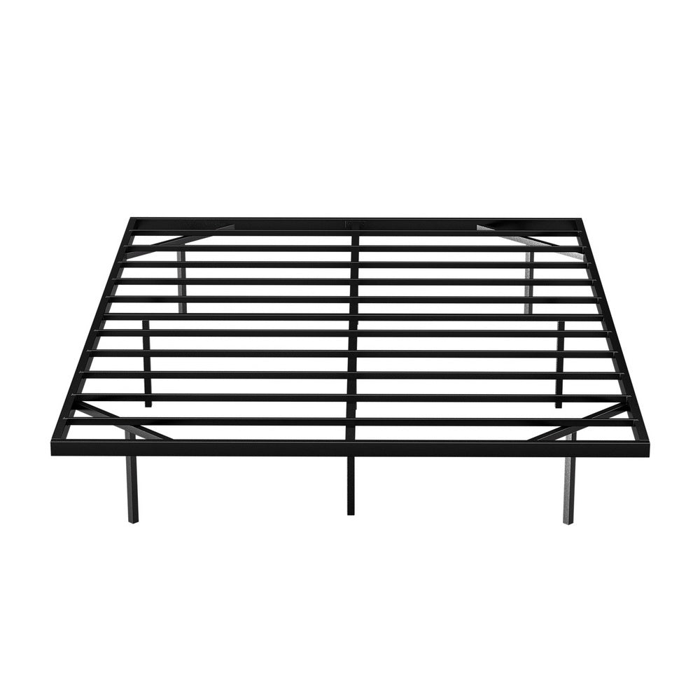 Artiss Queen Bed Frame,Floating Metal Bed Frame with Smart LED Lights - Sturdy Metal Platform Bed Base, Silent Design, Tool-Free Assembly, 300KG Capacity for Home/Hotel/Master Bedroom? 3