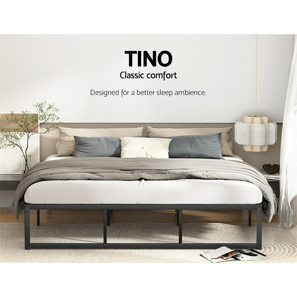 Artiss Bed Frame King Size Metal Bed Frame TINO 4