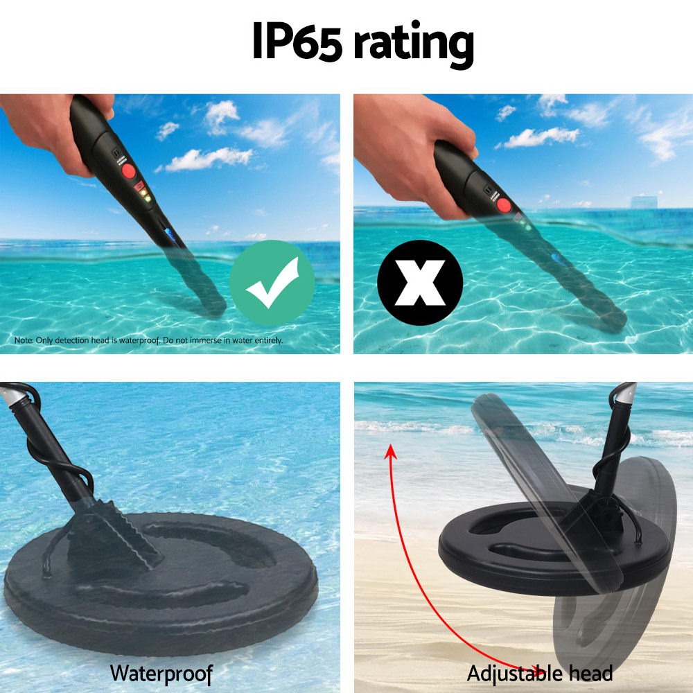 Metal Detector 180MM Deep Sensitive Waterproof Pinpointer Treasure Hunter 6