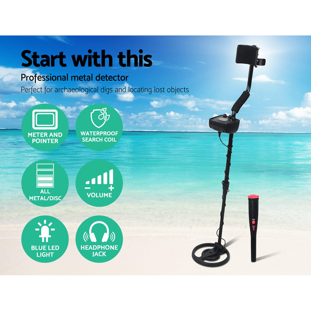 Metal Detector 160MM Deep Sensitive Waterproof Pinpointer Treasure Hunter 3