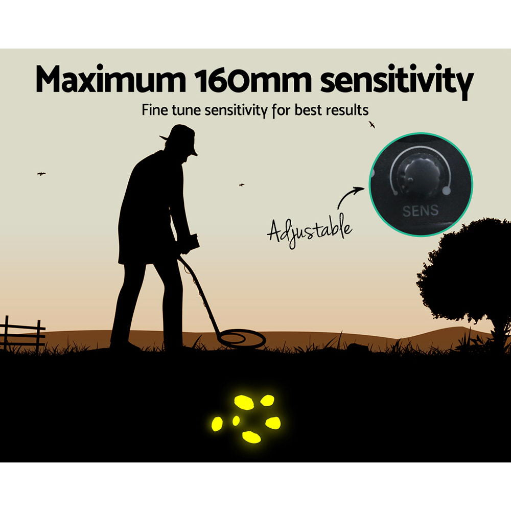 Metal Detector 160MM Deep Sensitive Waterproof Pinpointer Treasure Hunter 5