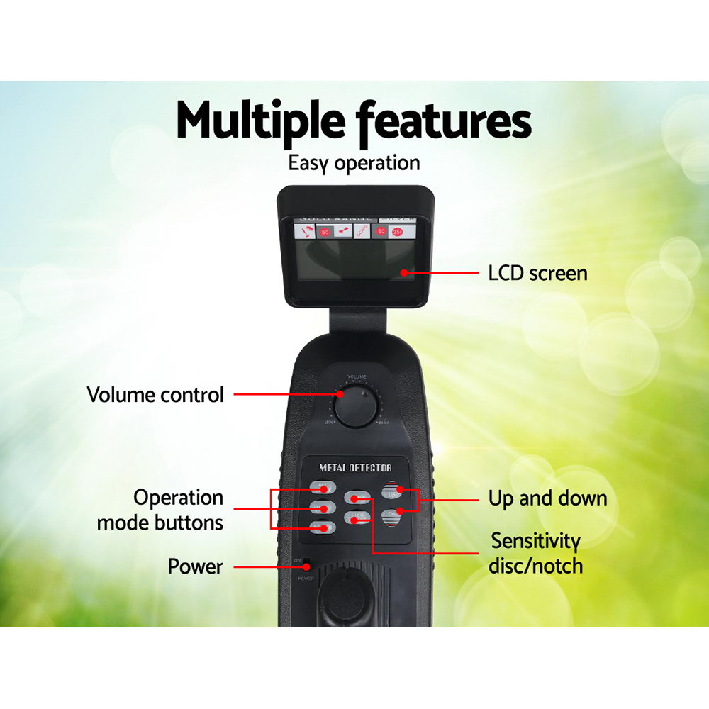 Metal Detector 180MM Deep Sensitive Waterproof Treasure Hunter Gold Digger 3