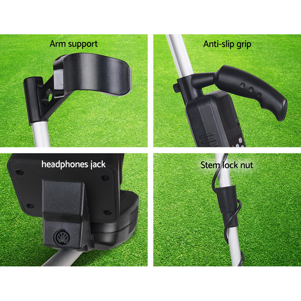 Metal Detector 180MM Deep Sensitive Waterproof Treasure Hunter Gold Digger 6