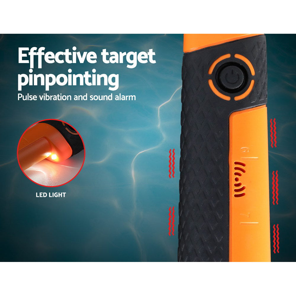 Metal Detector 40MM Sensitive Handheld Pinpointer Waterproof Automatic Hunter Orange 4