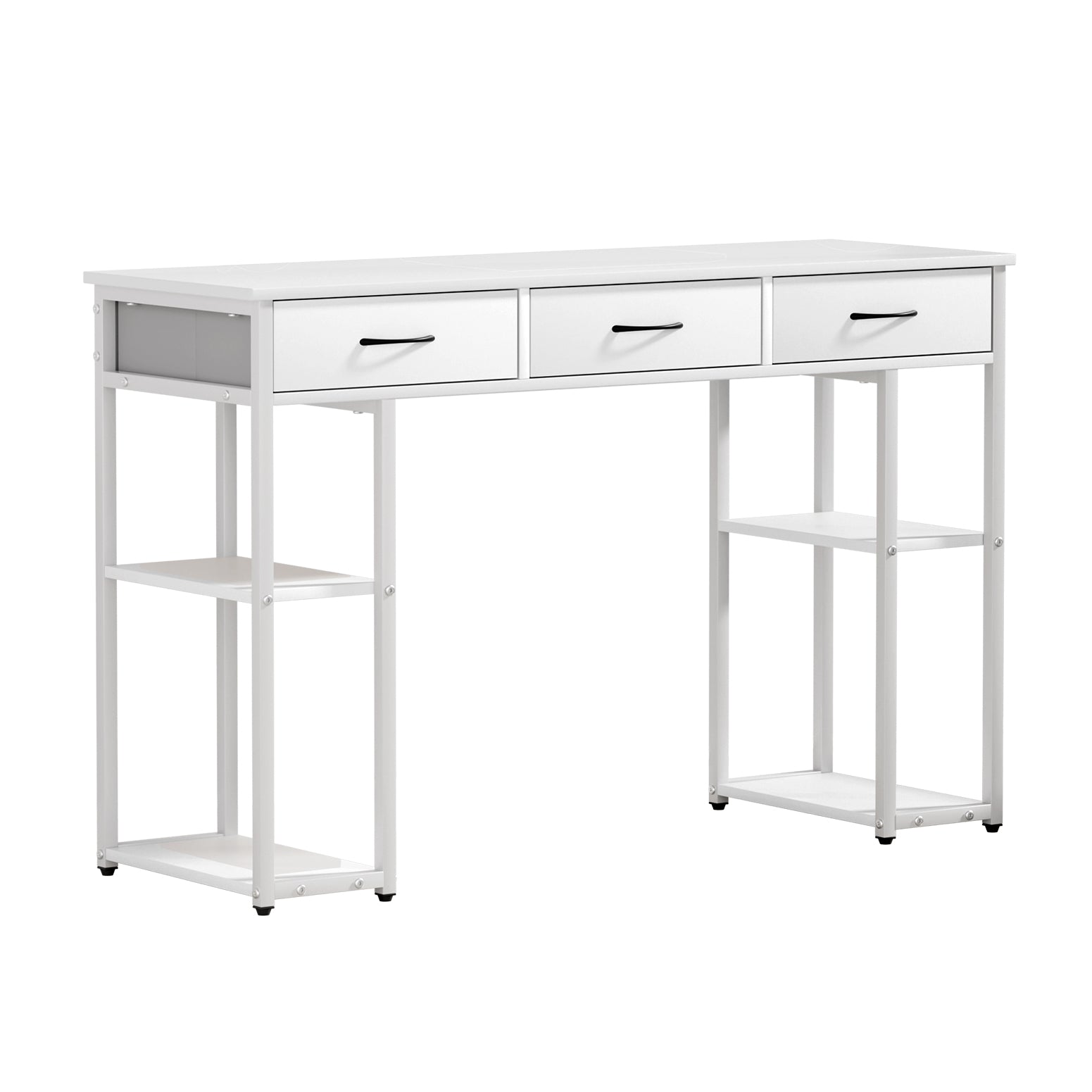 Artiss Computer Desk Drawer Shelves Study Table 120CM White 7