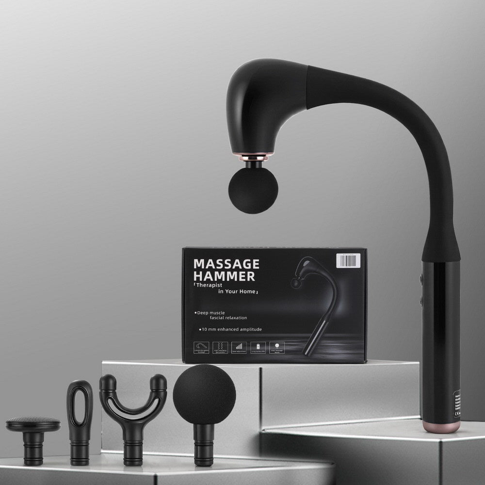 Everfit Massage Gun U-shaped Extended Handle Percussion Massager 4 Heads 7