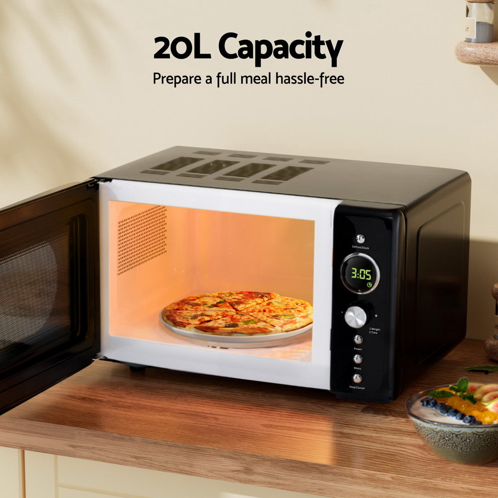 Devanti 20L Microwave Oven 700W Black 4