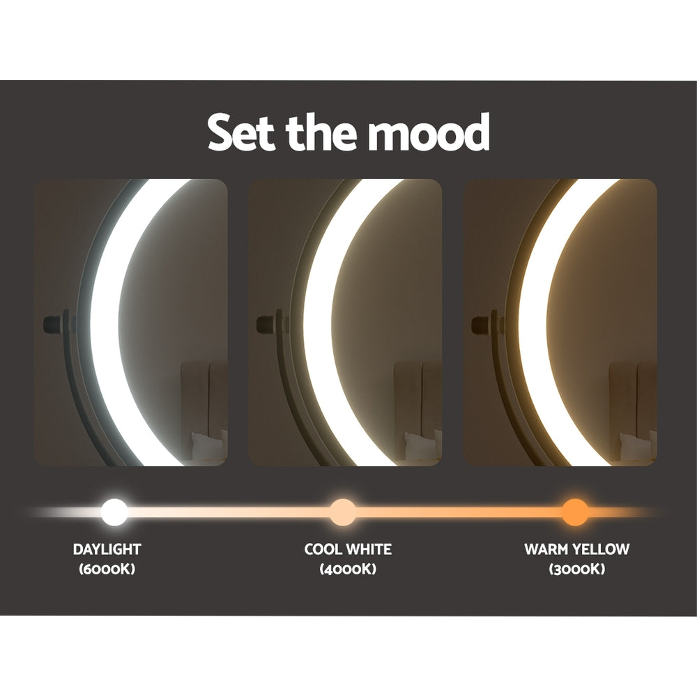 Embellir Extendable Makeup Mirror 10X Magnifying Double-Sided Bathroom Brown 5