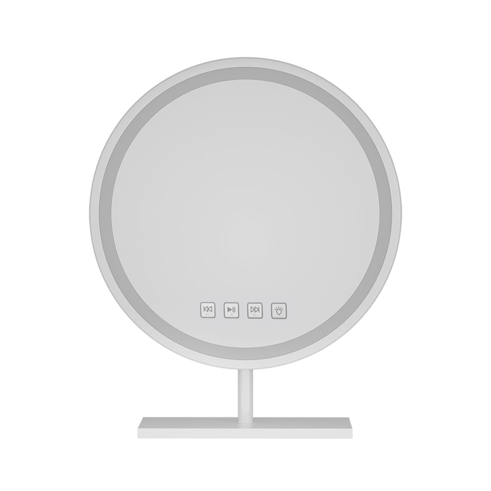 Embellir Makeup Mirror 40x40cm Hollywood Vanity with LED Light Tabletop Round 3