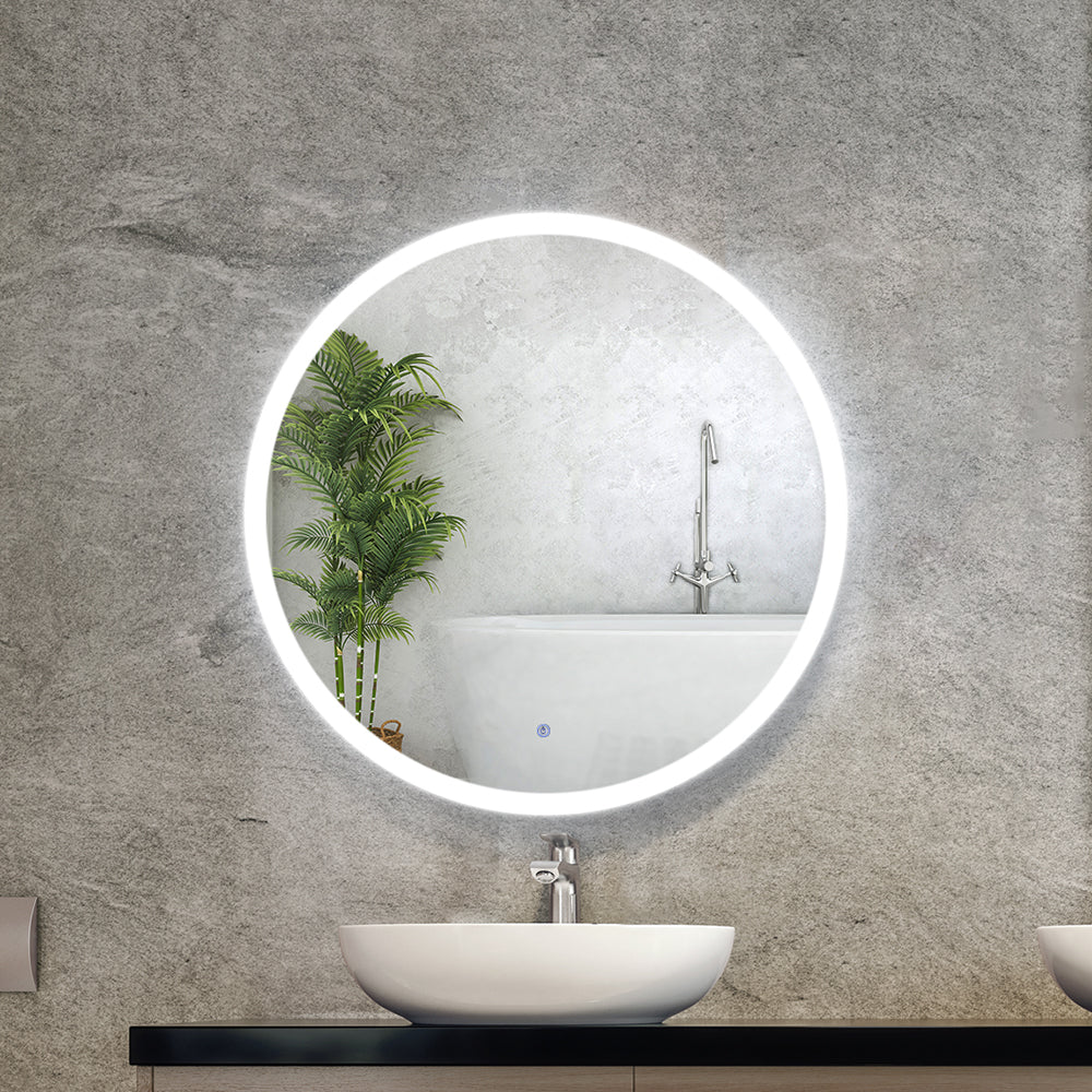 Embellir Wall Mirror 70cm with Led light Makeup Home Decor Bathroom Round Vanity 7