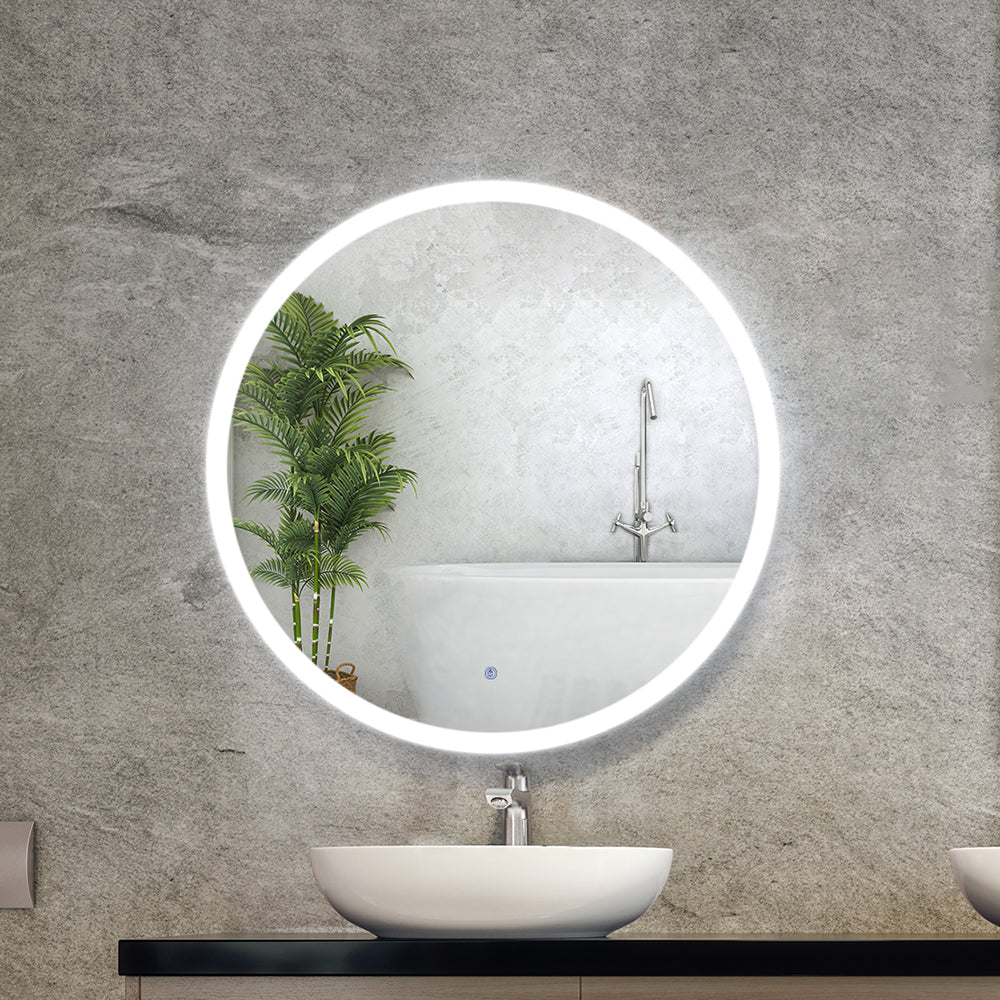 Embellir Wall Mirror 80cm with Led light Makeup Home Decor Bathroom Round Vanity 7